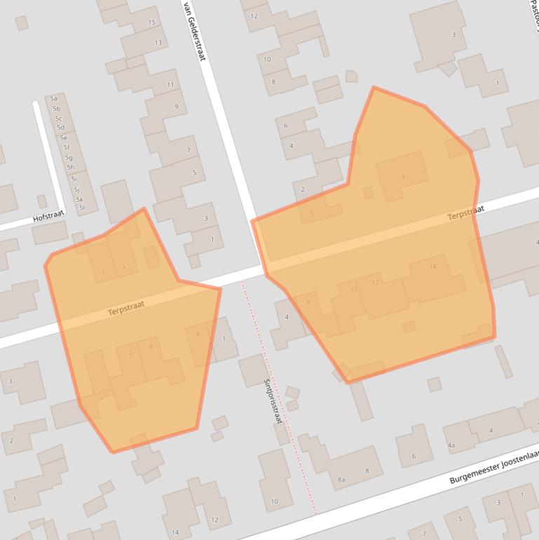 Kaart van postcodegebied 6019CD.