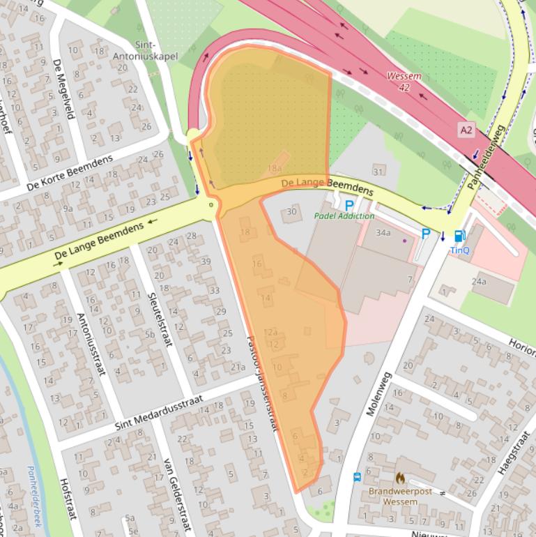 Kaart van postcodegebied 6019CL.