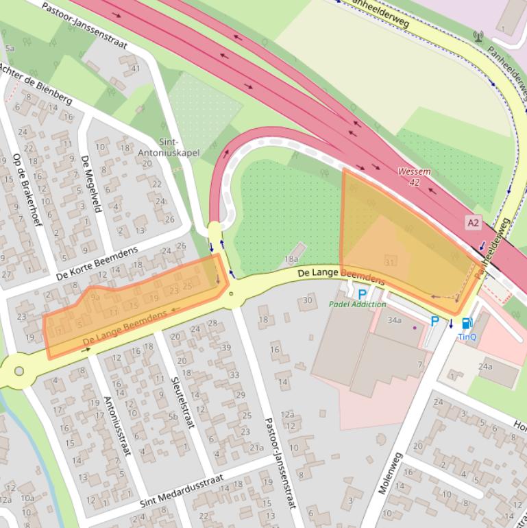 Kaart van postcodegebied 6019CP.