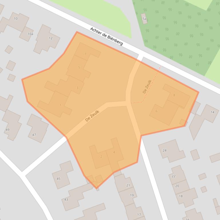 Kaart van postcodegebied 6019CW.