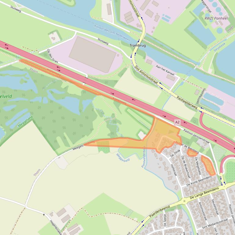 Kaart van postcodegebied 6019CZ.