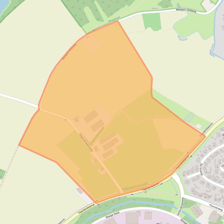 Kaart van postcodegebied 6019DG.