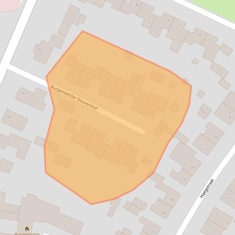 Kaart van postcodegebied 6019DK.