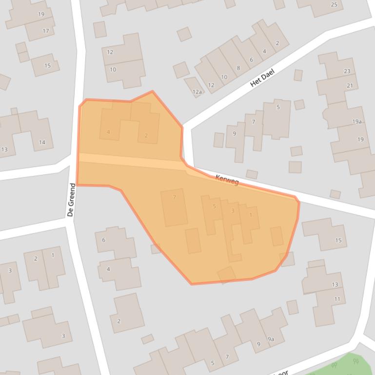 Kaart van postcodegebied 6019ED.