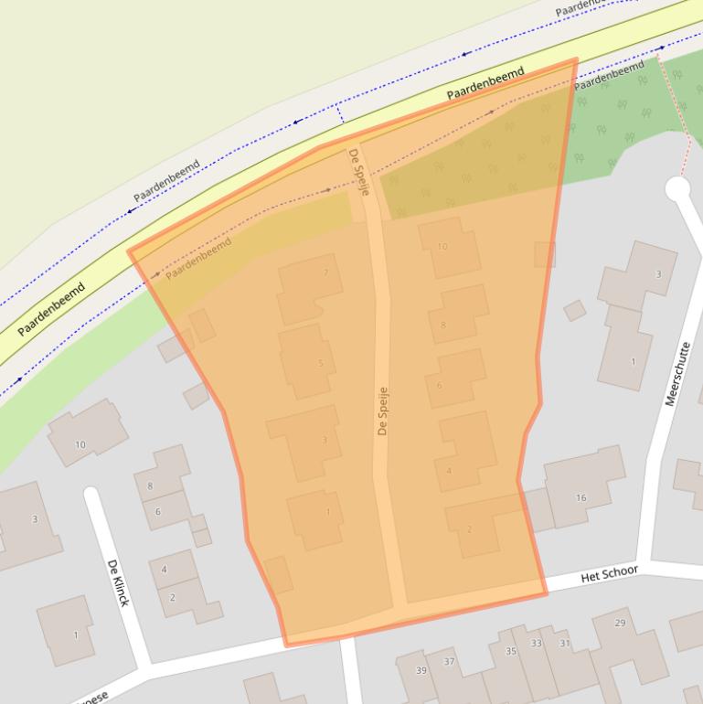 Kaart van postcodegebied 6019EG.