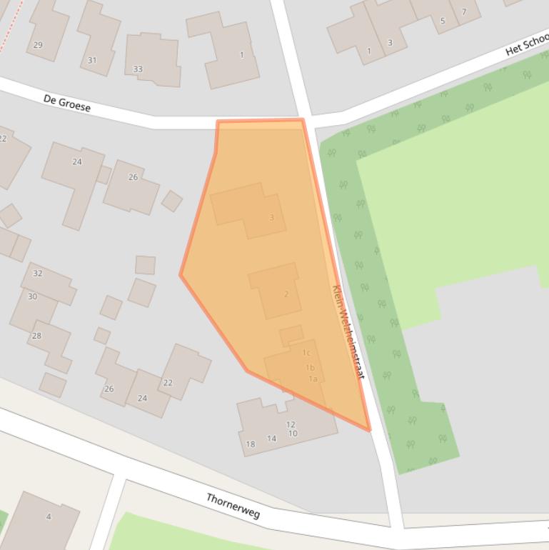 Kaart van postcodegebied 6019EH.