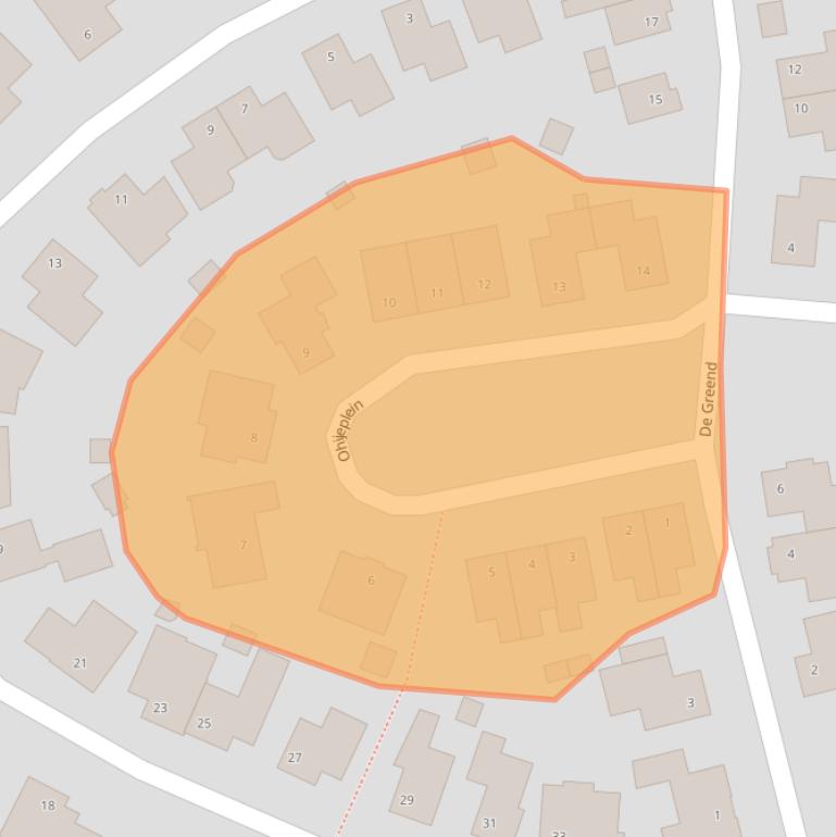 Kaart van postcodegebied 6019EP.