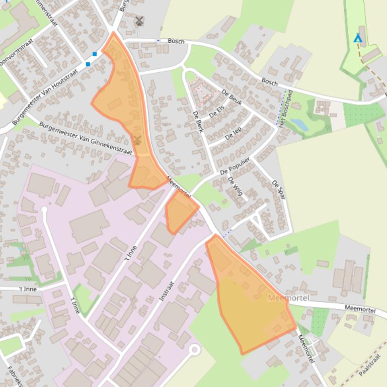 Kaart van postcodegebied 6021AE.