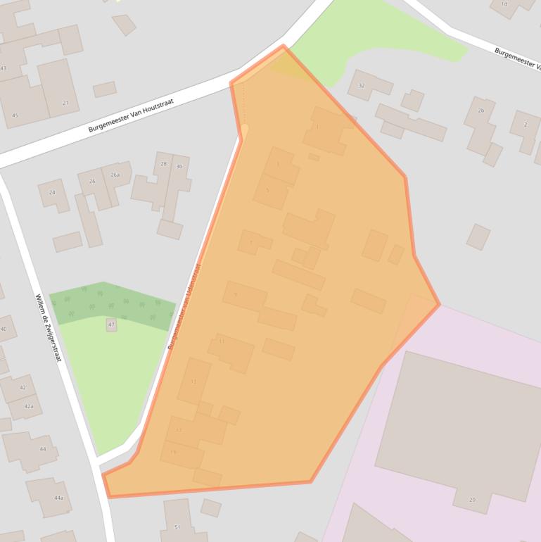 Kaart van postcodegebied 6021AK.