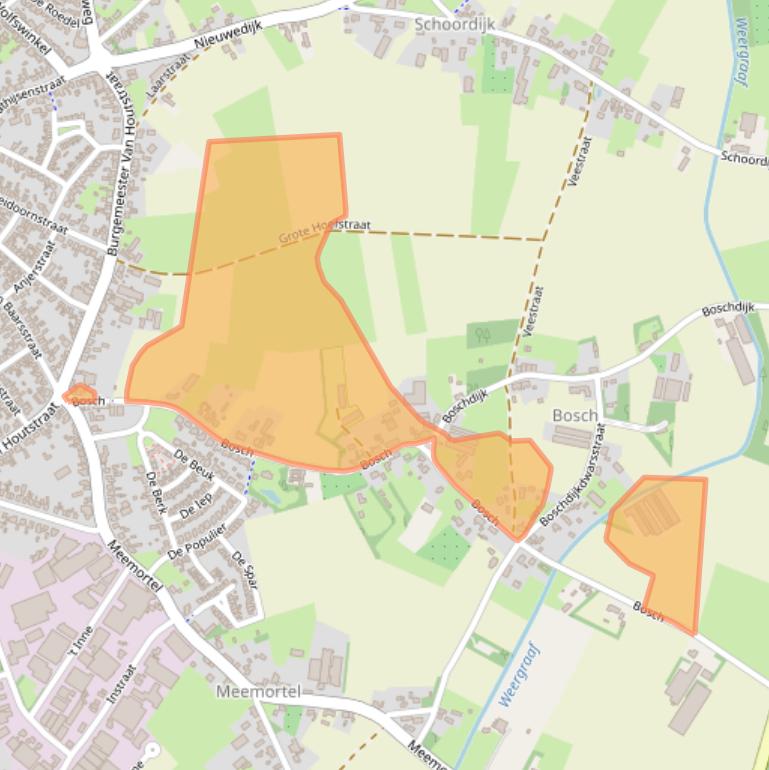 Kaart van postcodegebied 6021AN.