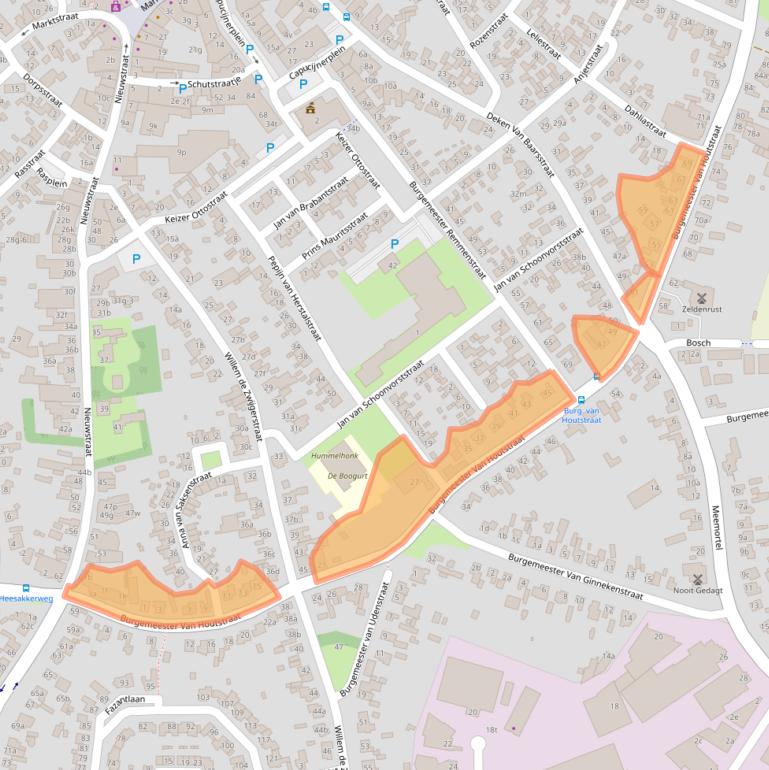 Kaart van postcodegebied 6021AR.