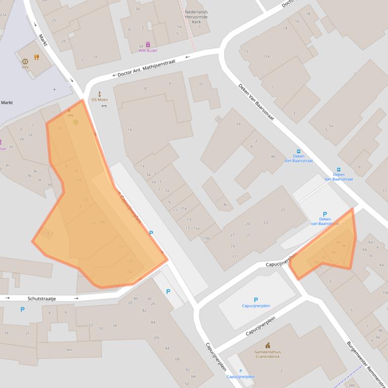Kaart van postcodegebied 6021CB.