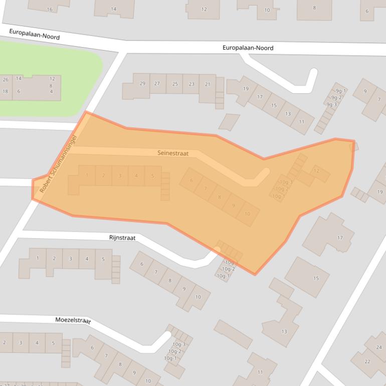 Kaart van postcodegebied 6021EN.