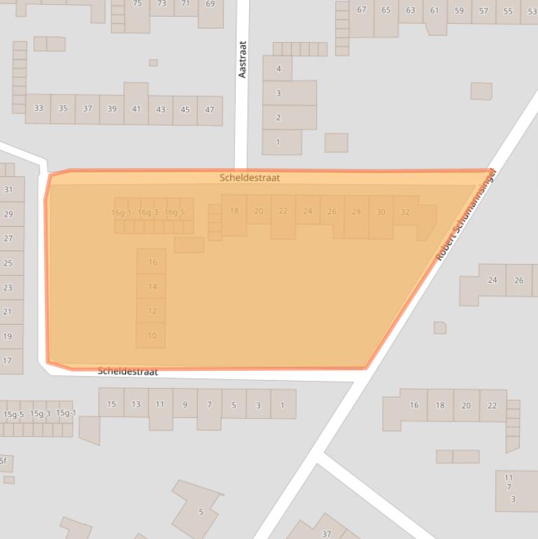 Kaart van postcodegebied 6021ES.