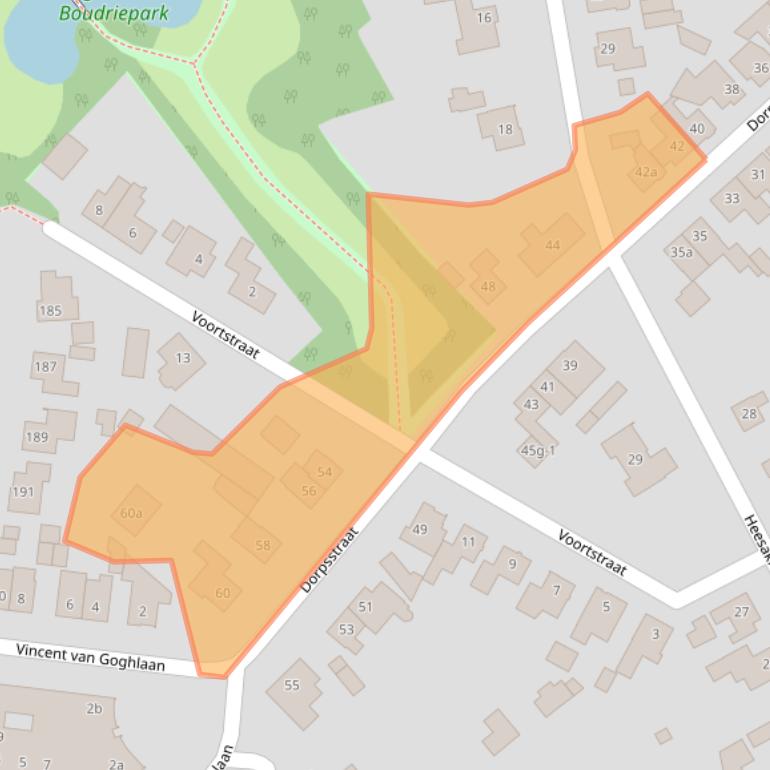 Kaart van postcodegebied 6021HD.