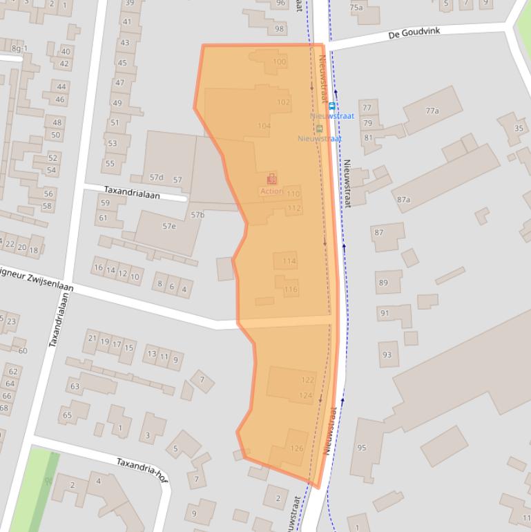 Kaart van postcodegebied 6021HW.