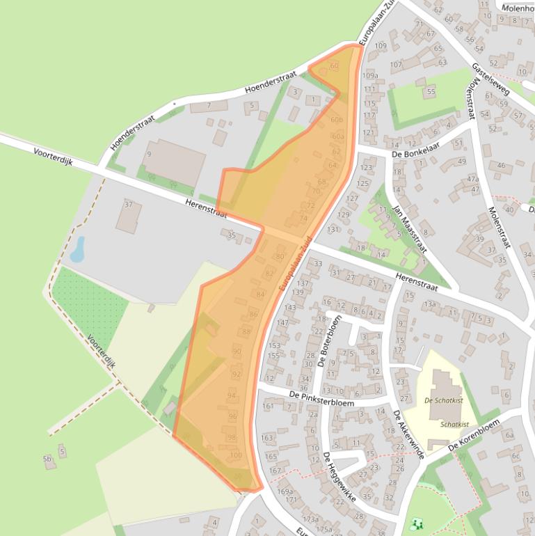 Kaart van postcodegebied 6021KH.