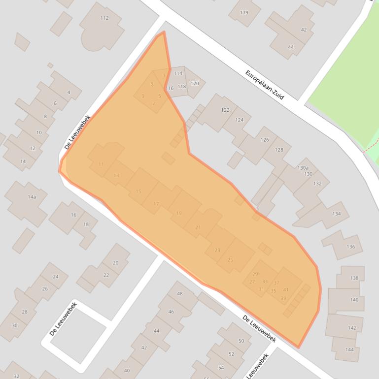 Kaart van postcodegebied 6021LN.