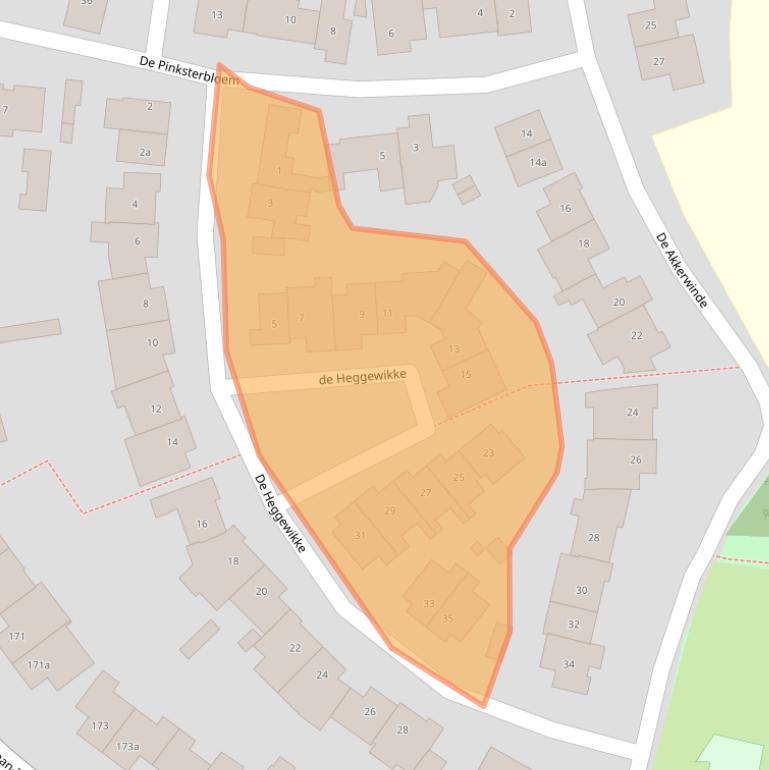 Kaart van postcodegebied 6021LR.