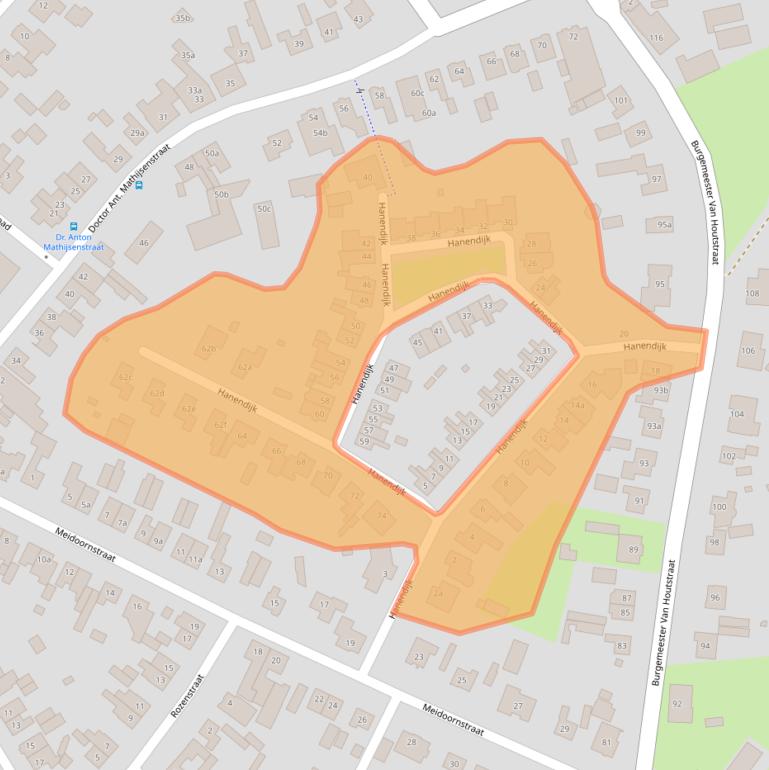 Kaart van postcodegebied 6021MA.