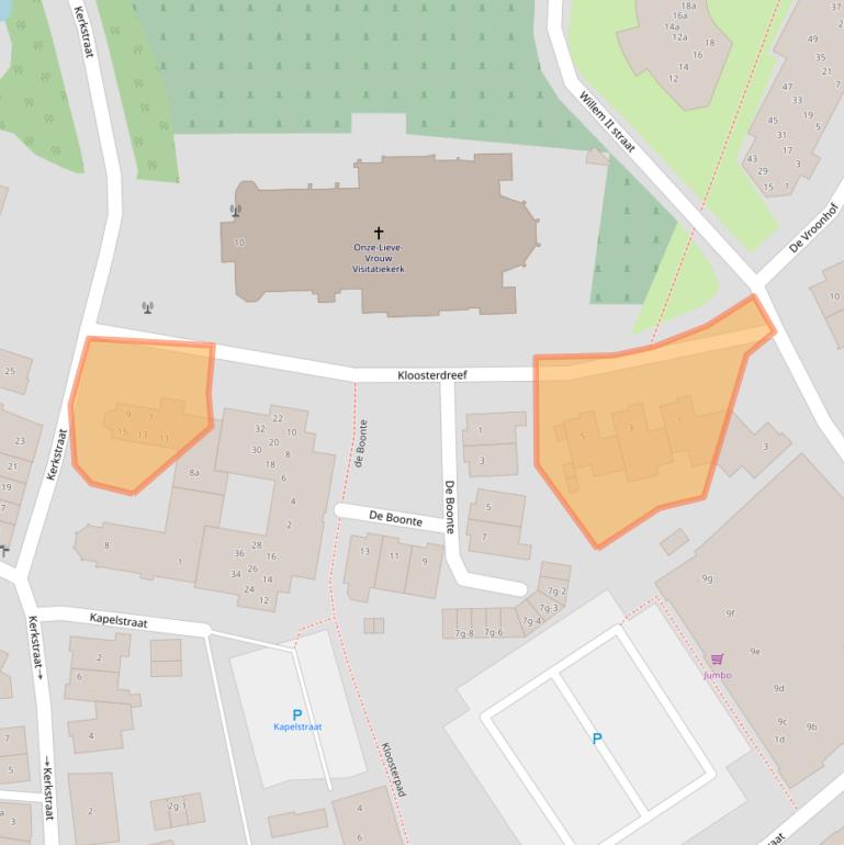 Kaart van postcodegebied 6021MN.