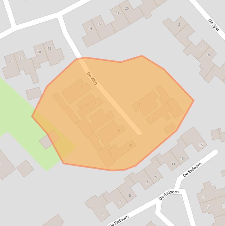 Kaart van postcodegebied 6021NA.