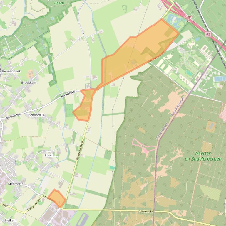 Kaart van postcodegebied 6021PA.