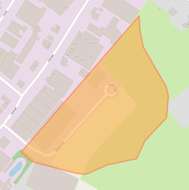 Kaart van postcodegebied 6021PN.