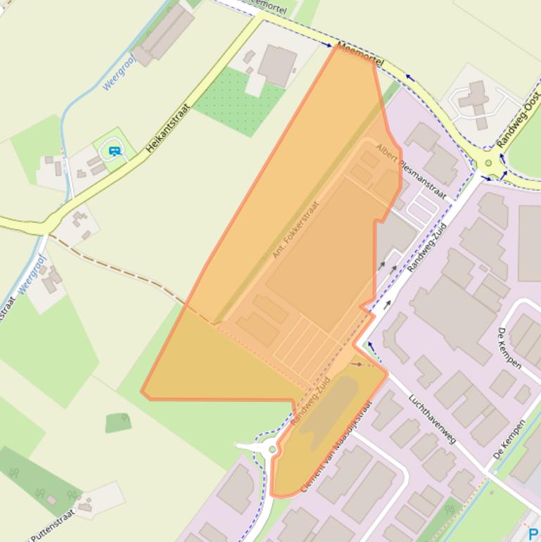 Kaart van postcodegebied 6021PP.