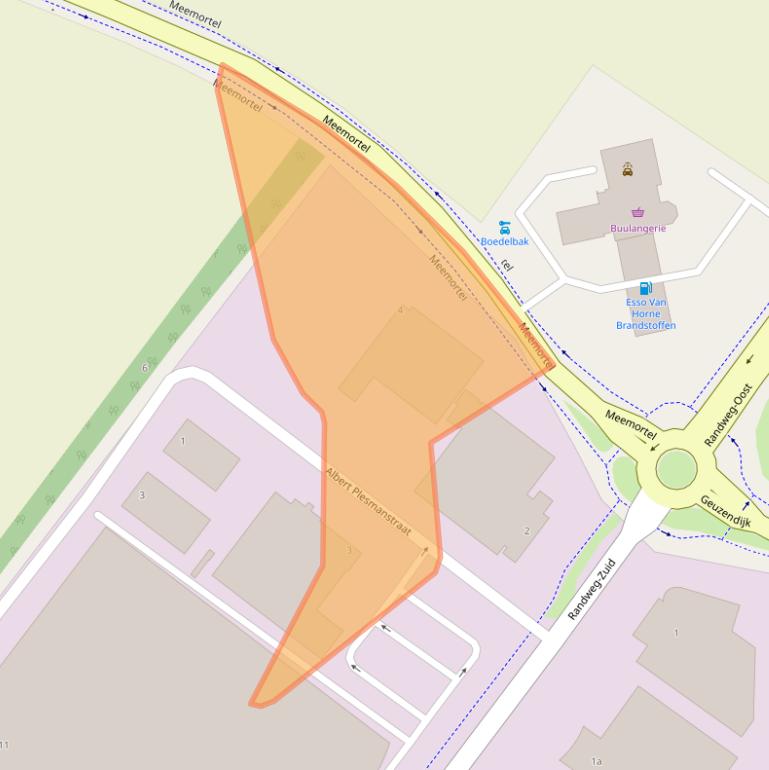 Kaart van postcodegebied 6021PR.