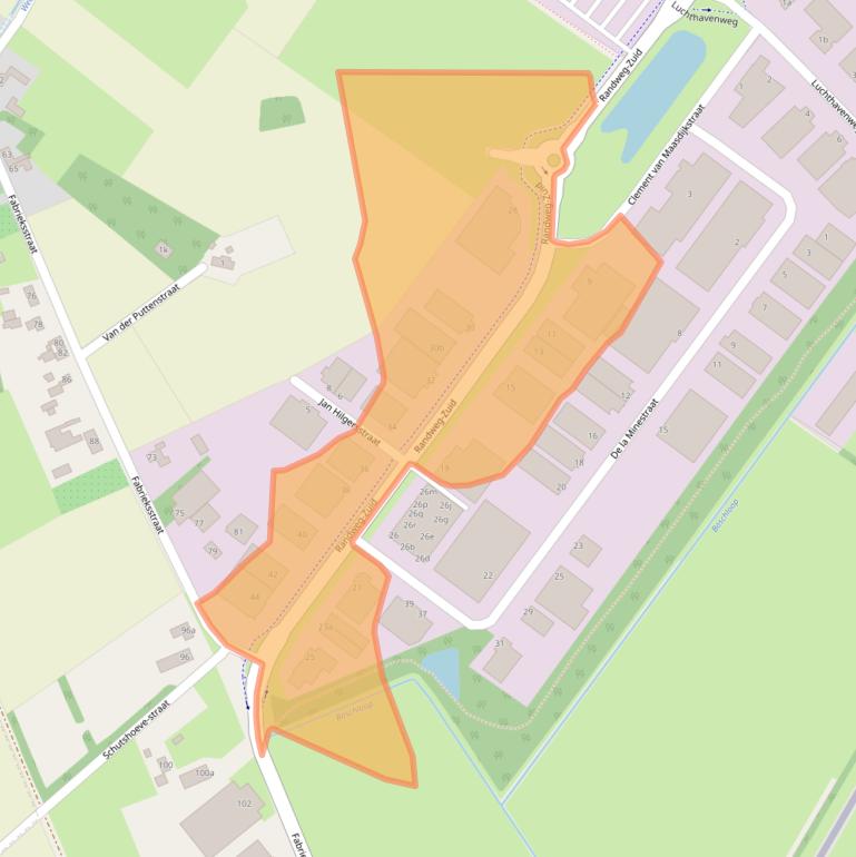 Kaart van postcodegebied 6021PT.