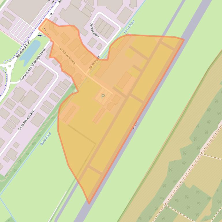 Kaart van postcodegebied 6021PX.