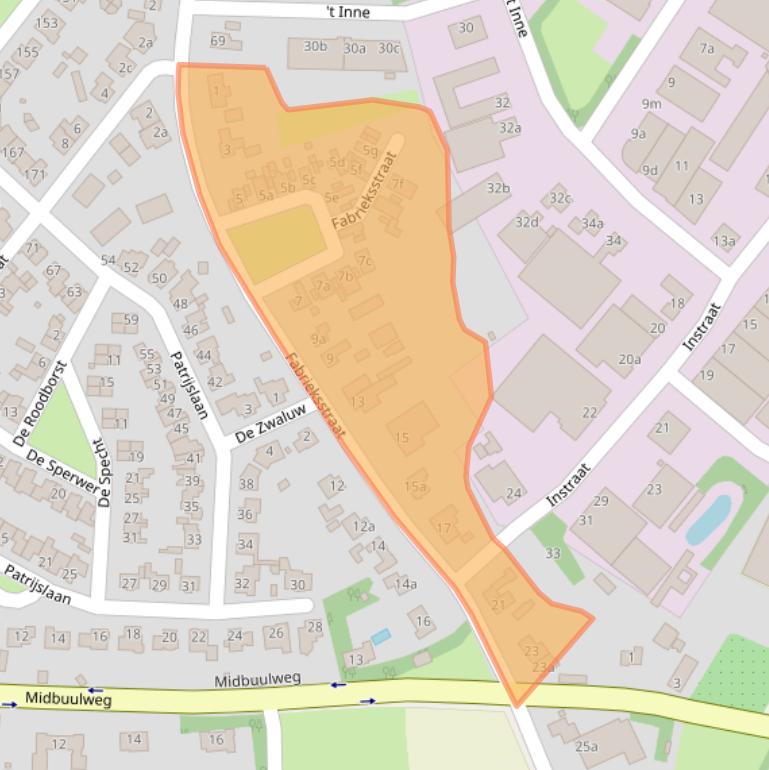 Kaart van postcodegebied 6021RB.