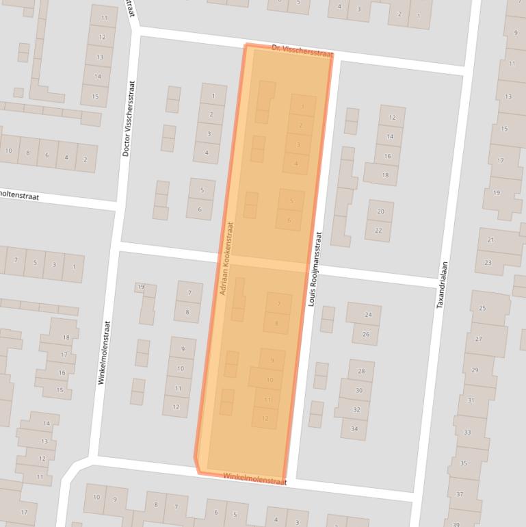 Kaart van postcodegebied 6021XS.