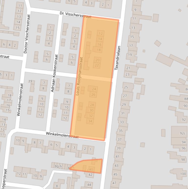 Kaart van postcodegebied 6021XX.