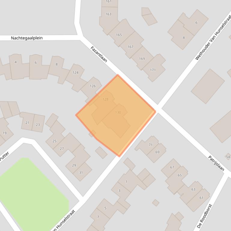 Kaart van postcodegebied 6021ZJ.