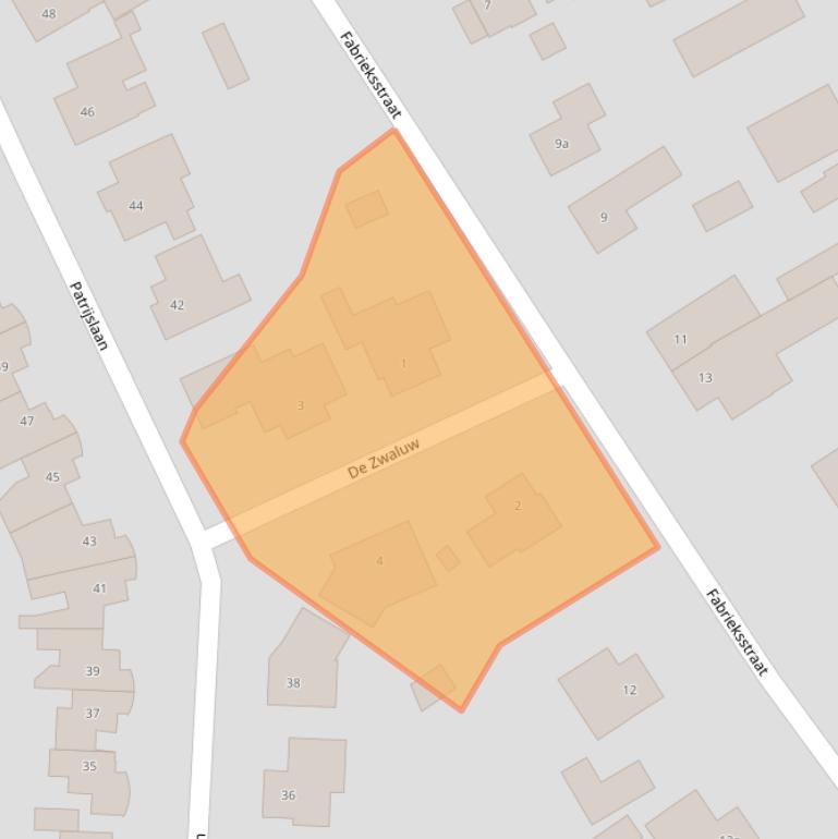 Kaart van postcodegebied 6021ZW.