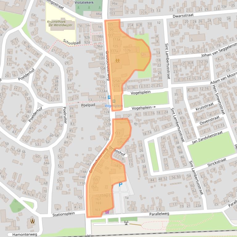 Kaart van postcodegebied 6023AR.