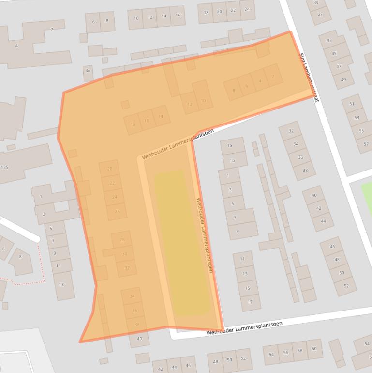 Kaart van postcodegebied 6023BK.