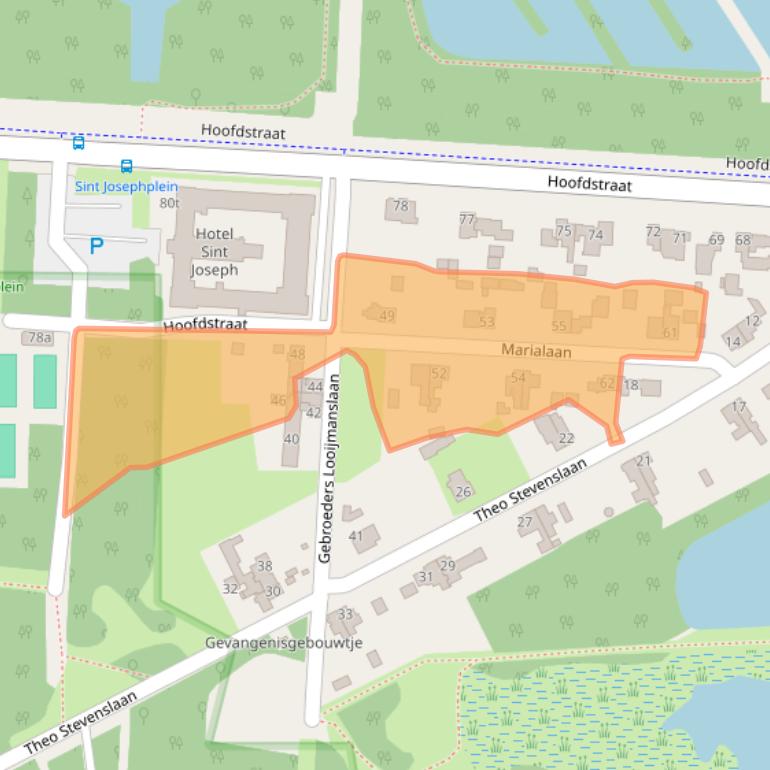 Kaart van postcodegebied 6024AC.