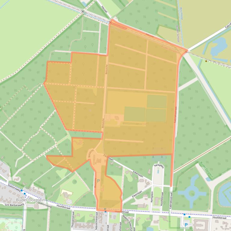 Kaart van postcodegebied 6024AP.