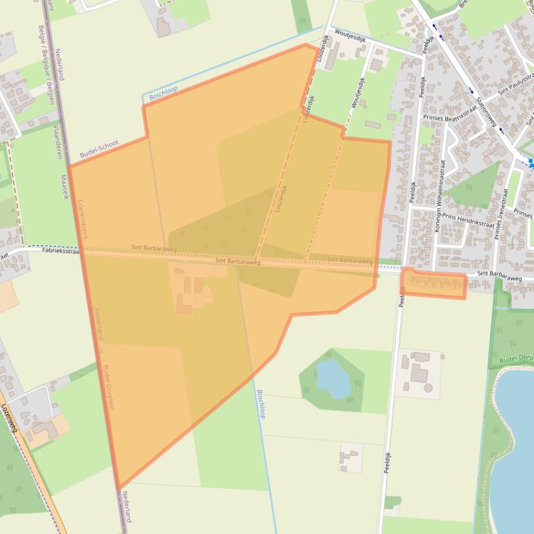 Kaart van postcodegebied 6024AS.