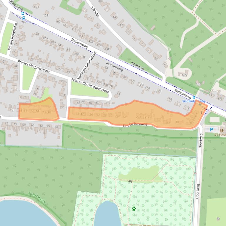 Kaart van postcodegebied 6024AT.