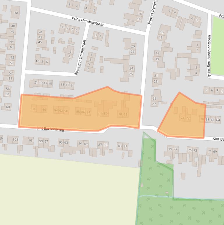 Kaart van postcodegebied 6024AV.