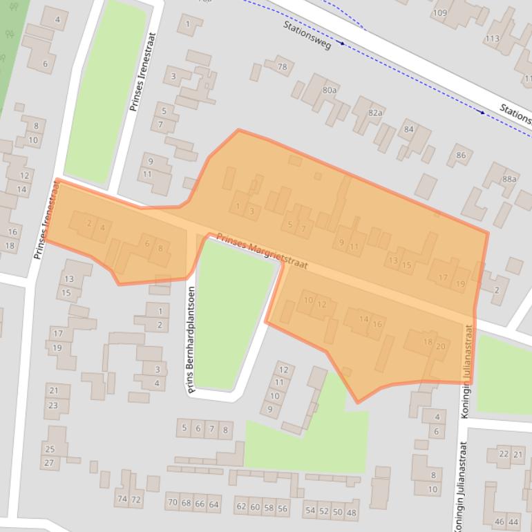 Kaart van postcodegebied 6024AZ.