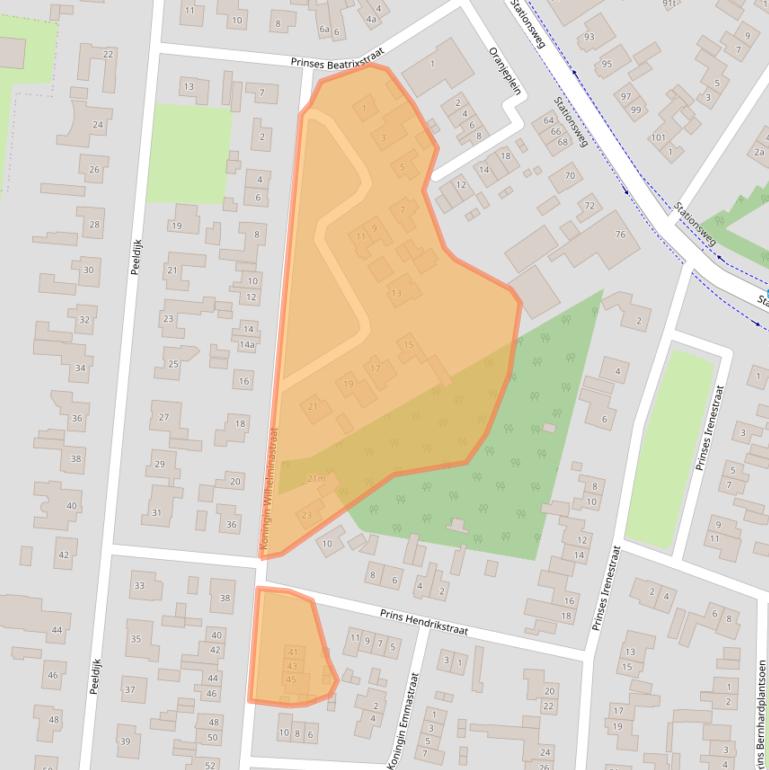 Kaart van postcodegebied 6024BG.