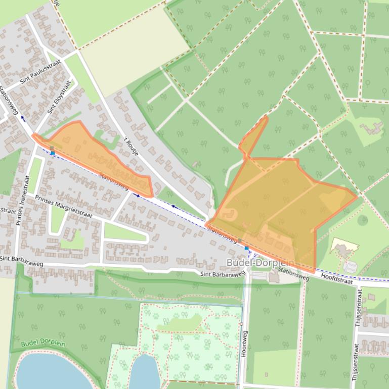 Kaart van postcodegebied 6024BL.