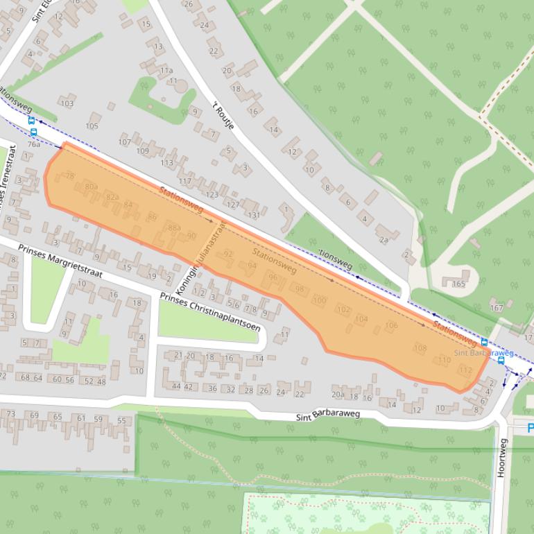 Kaart van postcodegebied 6024BN.