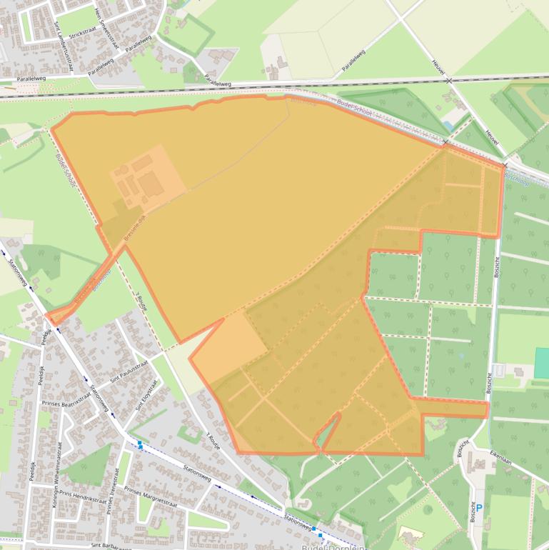 Kaart van postcodegebied 6024CA.