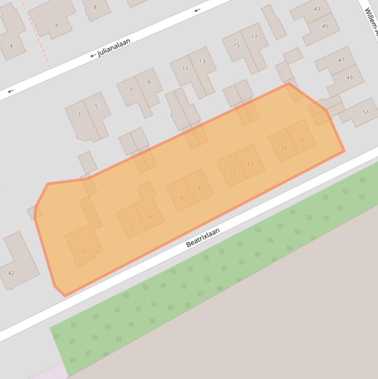 Kaart van postcodegebied 6026BM.